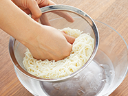 茹でたそうめん