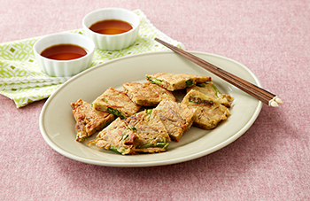 きんぴらゴボウで根菜チヂミ