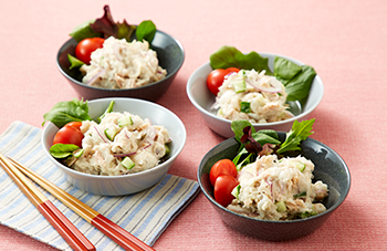 ほっこりサトイモのツナサラダ