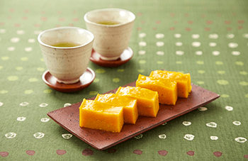 冷凍カボチャで作るようかん