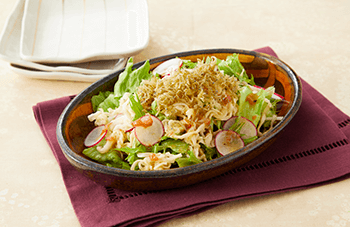 切り干しダイコンの梅じゃこサラダ