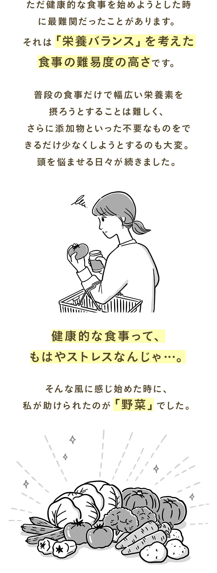 ただ健康的な食事を始めようとした時に最難関だったことがあります。それは「栄養バランス」を考えた食事の難易度の高さです。