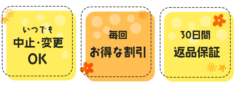定期コースがお勧め！