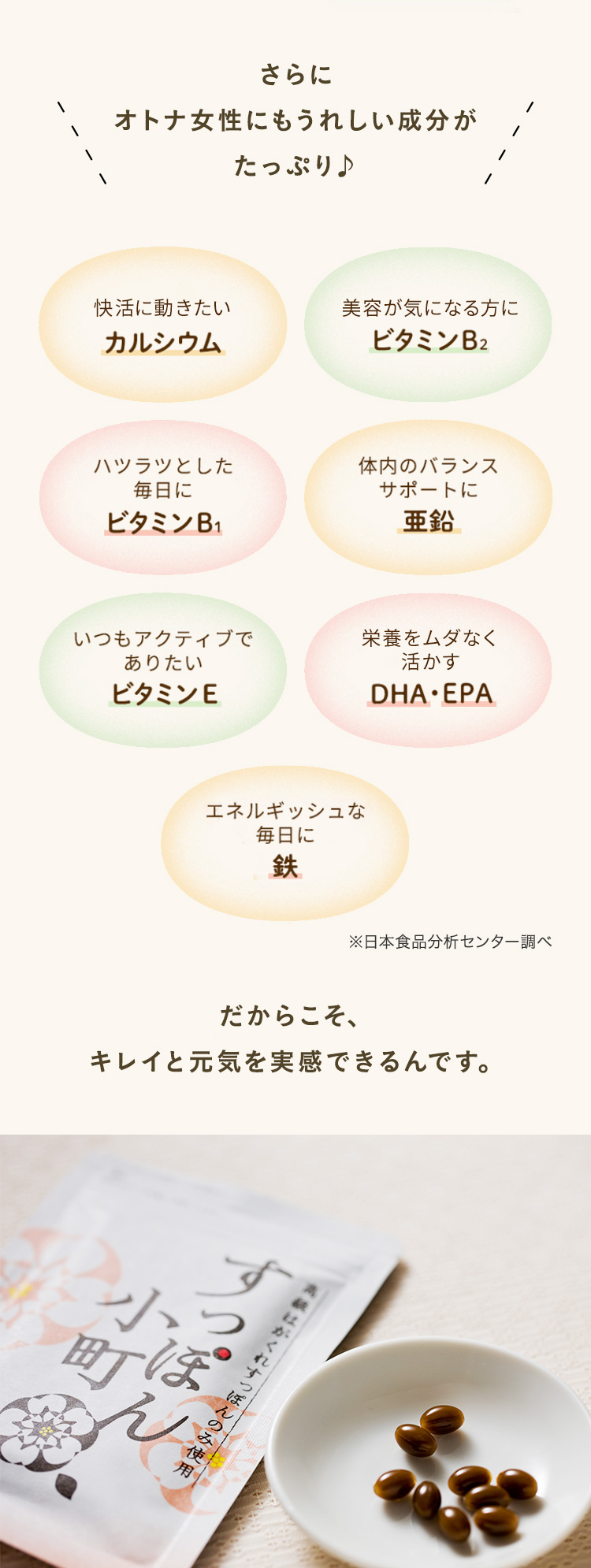 さらに オトナ女性にもうれしい成分がたっぷり♪
