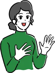 想いを語る女性社員のイラスト