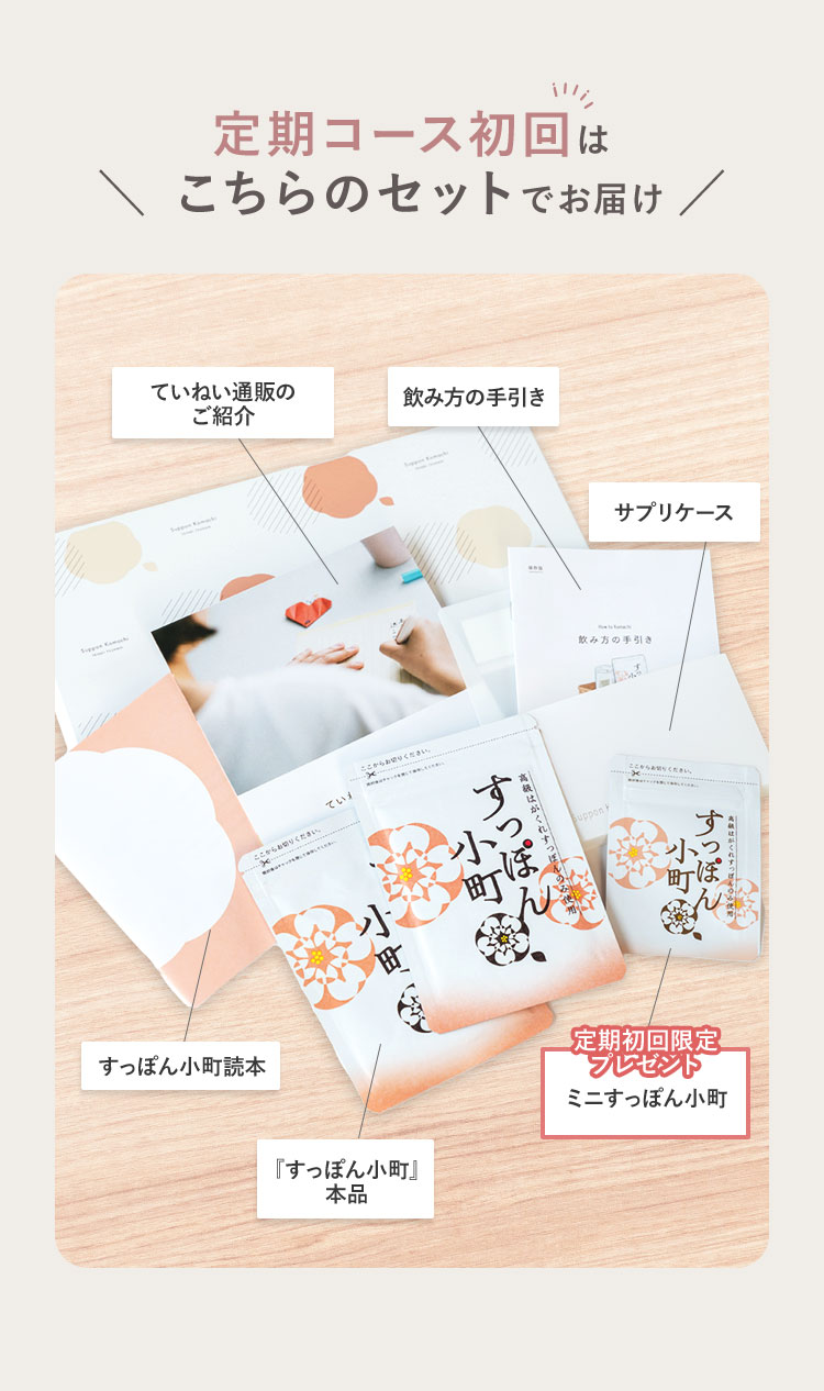 定期コース初回はこちらのセットでお届け