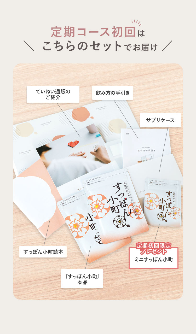 定期コース初回はこちらのセットでお届け