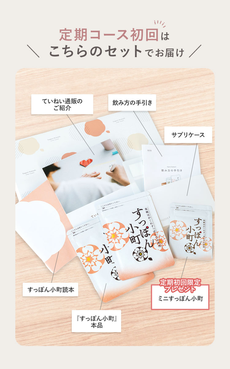 定期コース初回はこちらのセットでお届け