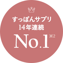 すっぽんサプリ14年連続No1