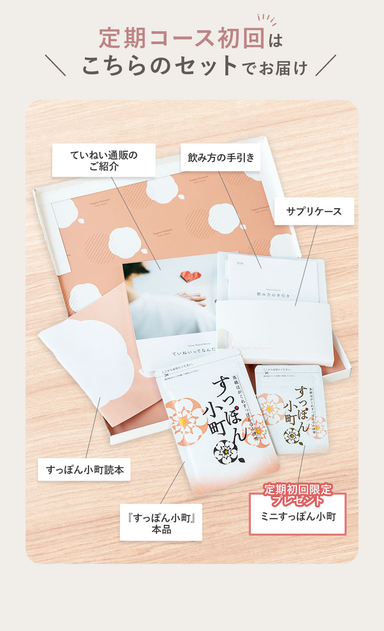 定期コース初回はこちらのセットでお届け
